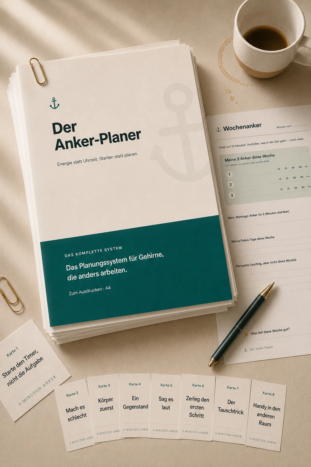 Der Anker-Planer — PDF-Seiten und Druckvorlagen